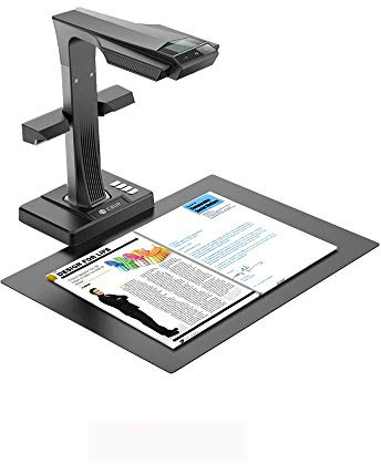 CZUR ET16 Plus Dokumentenscanner Buchscanner Professionelle Dokumentenkamera mit 16MP Auto-Flatten Technologie OCR 180+ Sprachen Kompatibel mit Windows Mac für Family Home Office