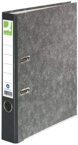 Grüner Balken Ordner-Wolkenmarmor Recycling 5 cm schmal DIN A4 schwarz 10er Pack Made in Germany Ringordner Aktenordner Briefordner Büroordner Pappordner Schlitzordner Blauer Engel (20er Pack schmal)