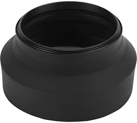 Digital motljusskydd, skyddande 3 i 1-gummi metall motljusskydd Universal för olika märken(77 mm)