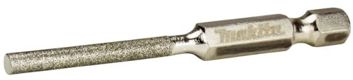 Makita D-73748 Rundfeile 4,0 mm, Diamantbestückt, mit 1/4 Sechskantaufnahme für Schrauber, zum Feilen von Sägeketten mit 3/8LP und 1/4 Teilung, 1 Stück