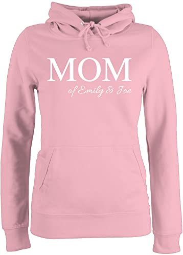 Pullover Damen Hoodie Frauen - Mama - Mom to be Baby - L - Hellrosa - personalisierte geschenke muttertag mutti mum pulli mutterzagsgeschenke mutter kapuzenpullover muttertasgsgeschenke