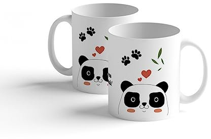 Tasse mit Name personalisieren | Pandabär | Motivtasse | Tasse bedrucken | Fototasse | Geschenk | Einschulung | Kindertasse | Panda | Liebe