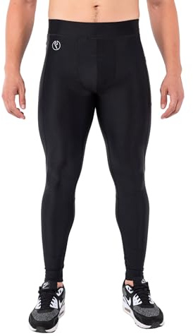 Kapow Meggings Leggings Performance Tasche e Inserto Che Offre Copertura Aggiuntiva - Leggings da Uomo Imbottiti Compressivi per Un Comfort Ottimale nell'Abbigliamento Sportivo