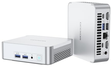 GEEKOM XT13 Pro Mini PC, NUC i9 13900H (14 Kerne, 20 Threads, bis zu 5,4 GHz) Mini Computer, 32 GB DDR4 Wi-Fi 6E Desktop PC 2 TB, 2 x USB4 40 Gbit/s | Windows 11 Pro | 8K
