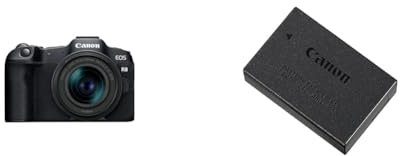 Canon EOS R8+RF 24-50MM F4.5-6.3 IS STM|24.2MP Full-Frame Mirrorless Camera|Up to 40fps Continuously|Dual Pixel CMOS AF II|4K upto 60p|Vari-angle Screen|Bluetooth&WiFi & LP-E17 Battery Pack for EOS M3