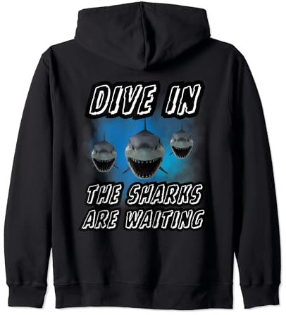 Tauchen mit Haien Haitauchen Haitaucher shark diving Kapuzenjacke