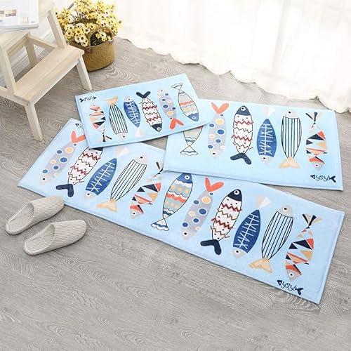 Küchenteppich Weihnachtsbox Küchenläufer,Teppich Für Küchenteppich Waschbar rutschfest, Fussmatte Aussenweich Und Superabsorbierend Waschbar In Waschmaschine 40X60