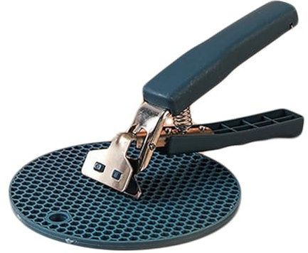 Küchenzange Pizzaschere Anti Hot Dish Gripper Edelstahl Retriever Zange Rutschfeste Greifer Küche für Moving Hot Plate Schalen Tray Disc Instant Topf Mikrowelle Küchenhelfer Set Edelstahl