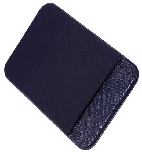 HOMSFOU Portacarte Adesivo Per Telefono Pu Posteriore Multifunzionale Per Smartphone Resistente Residui Design e