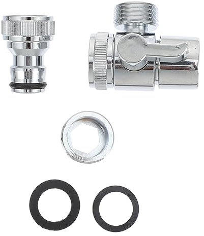 Vaguelly 3stücke Wasserhahn Schaltventile Automatische Waschmaschine Einlassadapter Waschbecken Wasserhahnventile Aus Hochwertigem Kupfer Für Gewindeanschluss Und Druckfestigkeit