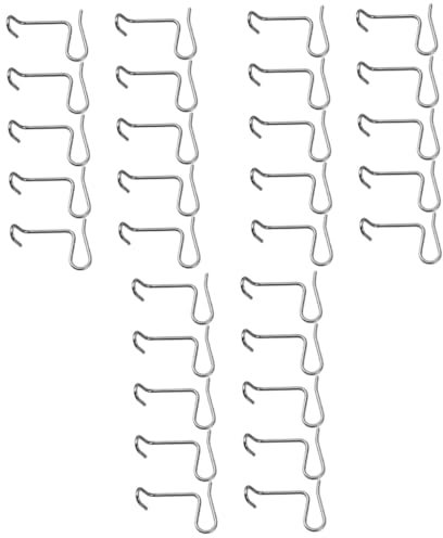 Kisangel 40pièces Tendeur De Fil Métallique Inoxydable pour Réparation De Clôtures Outil Pratique pour Renforcer La Stabilité des Grillages