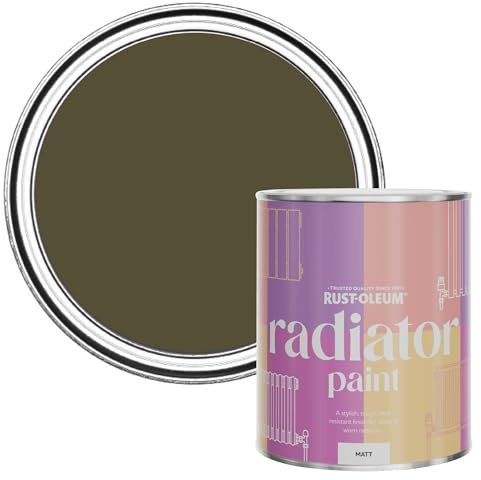 Rust-Oleum Heat-Resistant Radiator Paint in Matt Finish - Greencroft 750ml