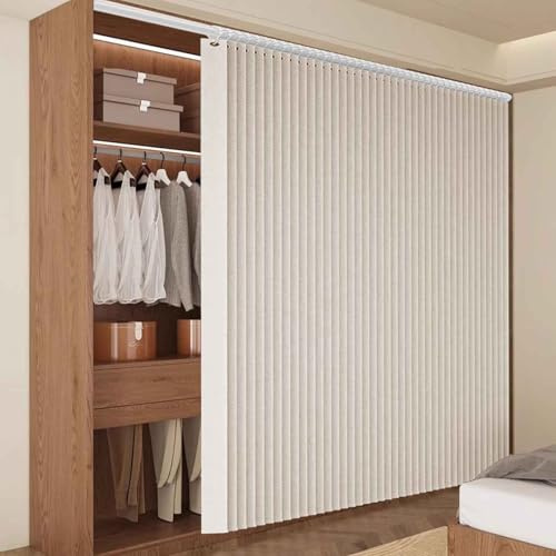 YWQJL Cortina magnética Opaca Estilo acordeón para Puerta de Armario, Plisada, Plegable, Puerta de acordeón, Divisor de habitación, Dormitorio, baño, Sala de Estar(02,W 240*H 200cm)