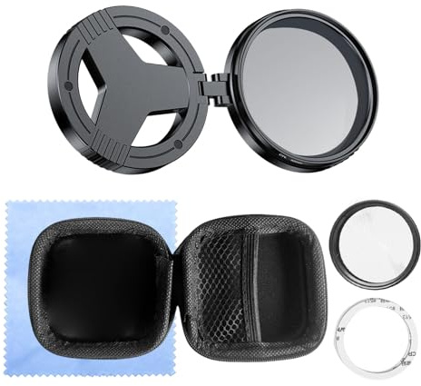 Polarisationsfilter, magnetisch für Fotografie - Polarisationsfilter für Videoaufnahmen Camping Abenteuer Reisen | Vlogging Outdoor Fotografie