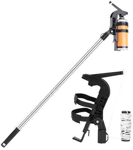 Adaptateur pour Aérosol,Adaptateur de Pulvérisateur Ajustable Longue Portée,Prolongateur À Spray Anti-Guêpes - pour Défense Nid Abeille Ruche Arbre Peinture Jardin Parc