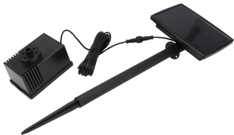 SHINEOFI Kit Fontaine Solaire pour Bassin Extérieur Pompe Solaire et Fontaine Eau Jardin Automatique Installation Simple pour Étang et Paysage