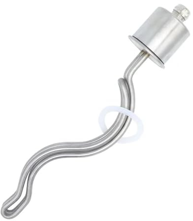 All Stainless Steel 2 Tri Clamp Immersion Water Heater 220V Electric Brewing Heating Element 2.5KW/3.5KW/4.5KW/5.5KW(Heater Only,5.5KW)