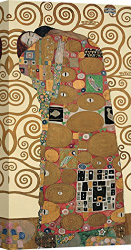 ART PRINT CAFE' – Quadro - Stampa su Tela – Gustav Klimt – L'albero della Vita III – 120x60 cm
