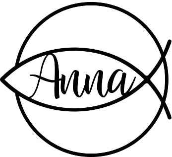 Deko Kommunion & Konfirmation Fisch mit Namen – Personalisiertes Geschenk für Jungen & Mädchen – Holzkranz zur Taufe & Firmung – Modernes Wandbild & Türschild (Ichthys)