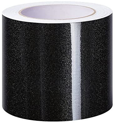 VisitRyl TapetenbordüRe Selbstklebend Vinyl Sockelleiste Dekorative BordüRe Selbstklebende Home BordüRe KüChe TapetenbordüRe Selbstklebend FüR Badezimmer Wohnzimmer Schwarzer Kristall 5cm X 500cm