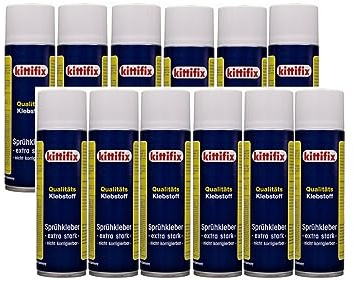 Kittifix Sprühkleber nicht korrigierbar 500ml 12 Sprühdosen im Karton