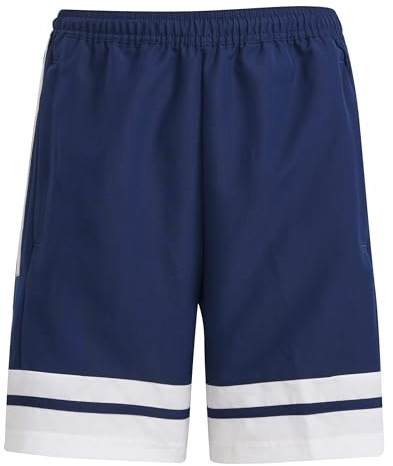 adidas Unisex niños Squadra25 Downtime Woven Short Kids Shorts, Team Navy Blue 2/White, 13-14 Years