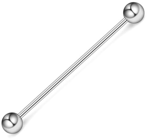 Inoki - Lange Stahlhantel mit Kugeln für Ampallang Apadravya Industrial