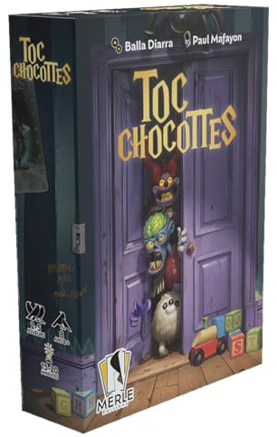 Merle Éditions Toc Chocottes - Jeu de société Familial - Dès 8 Ans - Jeu de mémoire et de Prise de Risque