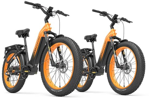 LANKELEISI MG600 Plus E-Bike Herren 26 Zoll Elektrofahrrad mit 48V 20Ah Akku, 150KM Reichweite - 4.0 Zoll Reifen 8-Gang Fatbike für Trail, Strand & Schnee