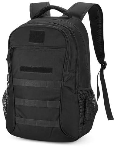 Explokit Tactical Backpack 15L 20L 25L Small Military Army Molle Rucksack for Men Women School Daypack Laptop Bag for Travelling Camping Hiking Hunting Cycling Trekking