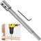 Rallonge de 170 mm pour Foret Forstner avec Tige de 3/8, Extension de Foret Rallonge de Perceuse, Extension Robuste en Acier à Haute Teneur en Carbone pour Perçage Profond et Précis dans le Bois