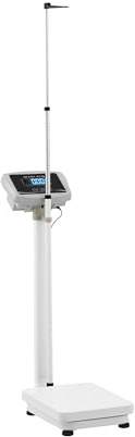 Steinberg Systems SBS-BS-101 Bilancia pesapersone digitale Per altezza e peso Acciaio inox 180 kg Bilance pesa persone