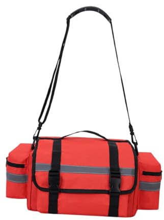 Oshhni Sac de premiers soins d'urgence Organisateur Organisateur polyvalent des fournitures d'urgence portables Sac de rangement vide pour la randonnée au