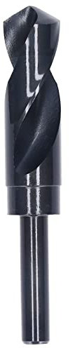 Broca de perforación giratoria HSS, cortador de 25 mm, 1/2 en vástago recto, diseño de flauta espiral rápido para aplicaciones de perforación de metal, madera, plástico