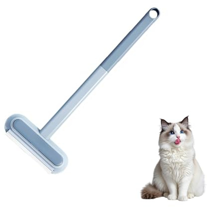 Pet Fur & Hair Remover – 4 in 1 Multi-Use Cleaning Tool for Dog & Cat Hair with Dual-Sided Brush, Squeegee & Lint Cleaner – Washable & Reusable for Furniture, Carpet, Couch, Car Seat & Clothes