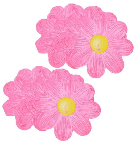 Cabilock 320feuilles Serviettes Papier Marguerite Serviettes Fête Anniversaire Décoratif Pour Célébrations Et Événements