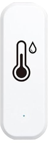 Termometro Igrometro WiFi - ABS 7x2,5x2cm | Termometro Digitale Intelligente con App,Monitoraggio Temperatura Umidità, Controllo Remoto | sensor temperatura umidità interna WiFi use for casa