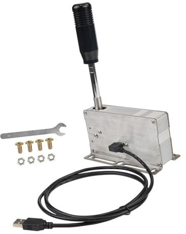 Hochpräziser USB Racing Schalthebel Ergonomisches Design Für PC Simulatoren. Genießen Sie Ein Realistisches Schalterlebnis. Racing Schalthebel Aus Aluminiumlegierung