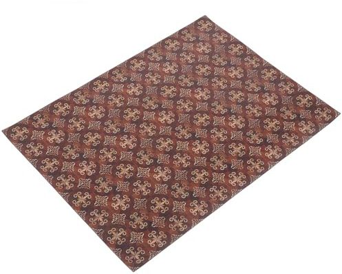 ORFOFE Mini Pavimento per Casa delle Bambole in Foglio Sagomabile Piastrelle Decorative Realistiche per Mini Case Accessori per Pavimentazione e Arredamento di Scenari in Miniatura
