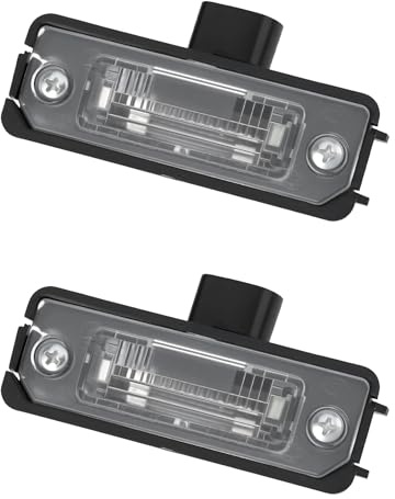 Briny River Lot de 2 éclairages de Plaque D'immatriculation 1J6943021 Compatible avec VW Golf MK4 Polo