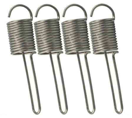 Getdoublerich Paquete de 4 resortes reguladores 690376 para motores, sustituye a 262282 / BS-262282 / BS-690376, resorte de control de velocidad de motor de metal resistente para cortacésped y