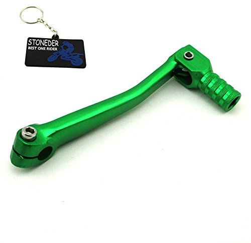 STONEDER Levier de vitesse pliable vert pour moteur Lifan YX Zongshen Pit Dirt Moto 50cc 70cc 90cc 110cc 125cc 140cc 150cc 160cc