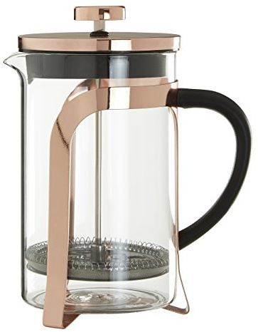 Premier Housewares Akeala Cafetiere, Rose Gold, 11 x 17 x 19 cm