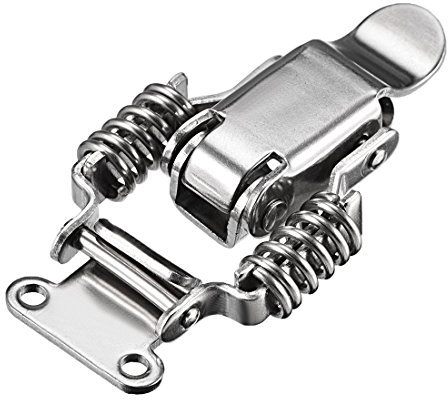 sourcing map HS-022 Stainless Steel 304 Compression Spring Draw Toggle Latch Clamp, 68mm Long