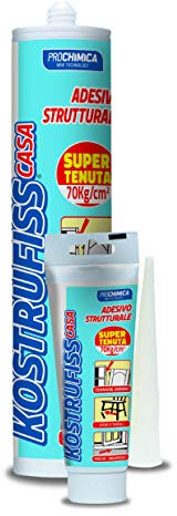 C.O. SERVICE SRL Adesivo Strutturale per Legno in Cartuccia, Resina Epossidica, Alta Viscosità, Resistente all'Acqua, ML.280