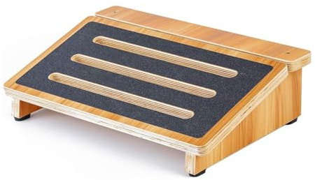StrongTek Poggiapiedi sotto la scrivania, pedana, plancia di equilibrio, antiscivolo, casa, ufficio e computer 15Wx11L