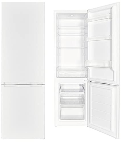 PKM Stand Kühl-Gefrierkombination KG262W-M weiß | 262L Nutzinhalt | Kühlteil 191L | Gefrierteil 71L | 4**** Gefrierfach | Leiser Betrieb 40dB | Sparsame LED-Beleuchtung | 172 kWh/Jahr