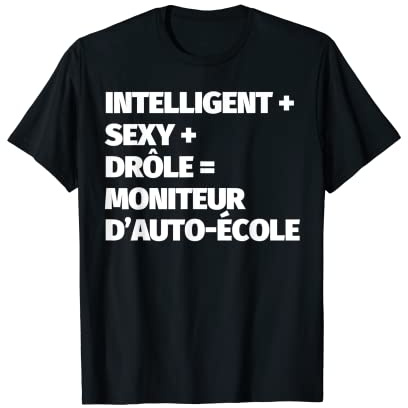 Moniteur d'auto-école drôle T-Shirt