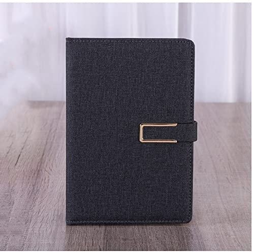 Creative Office Leder Notizbuch A5 Tagesplaner Agenda Hardcover PU Notizbuch Business Tagebuch Notizblock Notizbuch Schreibwaren,BK,2pcs