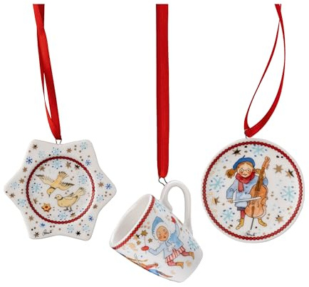Hutschenreuther Sammelkollektion 23 Weihnachtsklänge Mini-Set 3tlg.Becher, klein